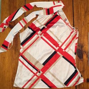 New York & Company side-tie blouse